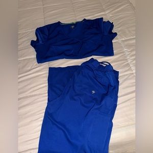 Different color scrubs! Most of them are Large Petite